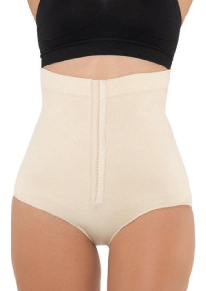 Agraflı Yüksek Bel Slip Korse Ten 5521