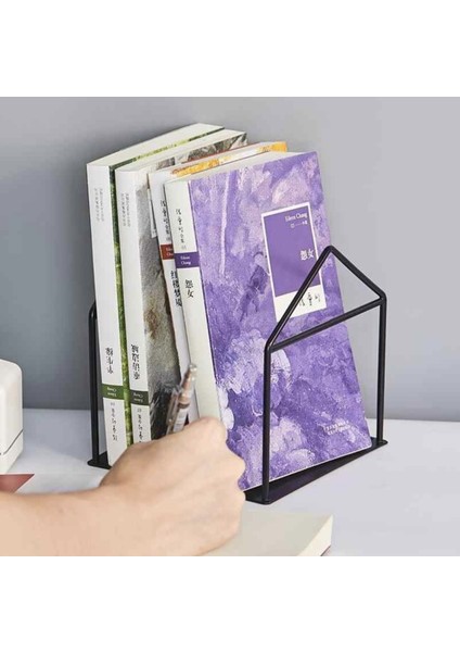 Masa Üstü Metal Kitap Ayracı Ev Model WD-229