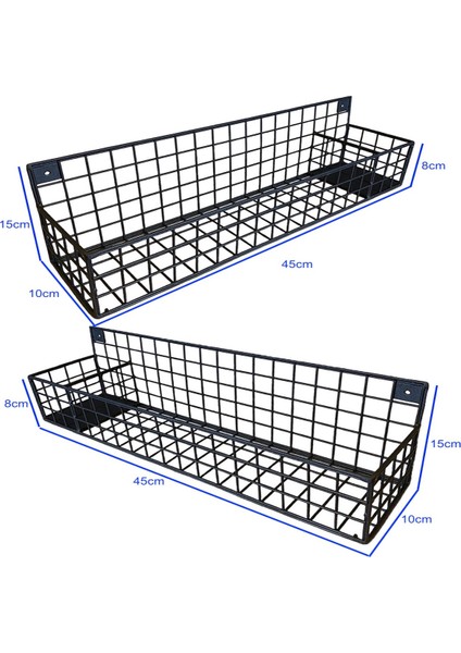 Metal Banyo, Mutfak Rafı Organizer 2'li Set WD242 indirimleri