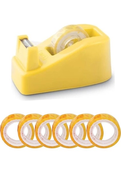 640 Fiesta Bant Kesici 20 mt + Bant 6'lı Sarı