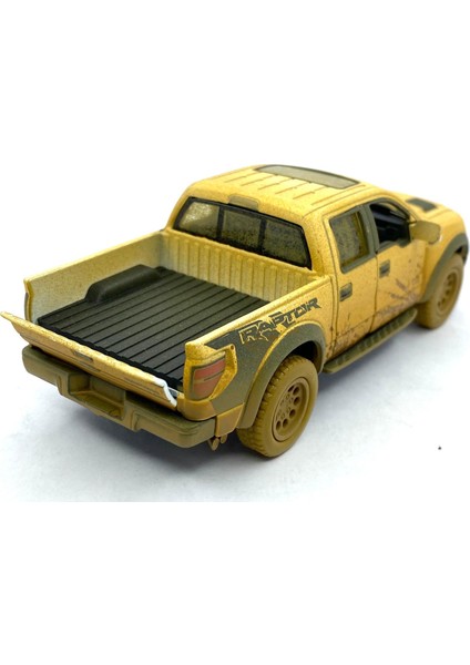 2013 Ford F-150 Svt Raptor Supercrew Çek Bırak Lisanslı Model Oyuncak Araba - Çamur Desenli