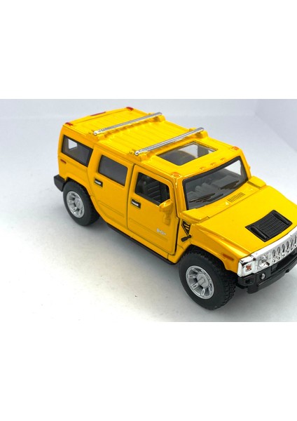 2008 Hummer H2 Suv - Çek Bırak Lisanslı Model Oyuncak Araba 1:40