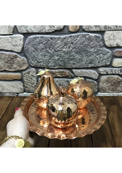 Dövme Bakır Elma Armut Nar Seti