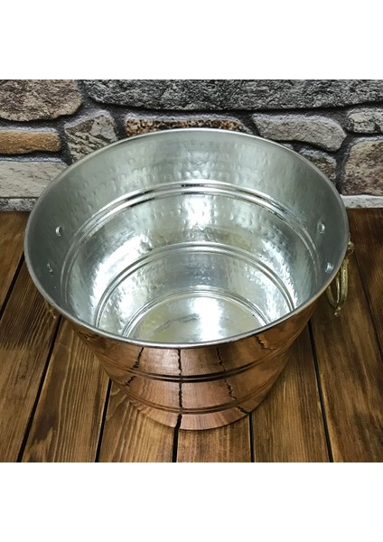 Dövme Bakır Şampanya Kovası