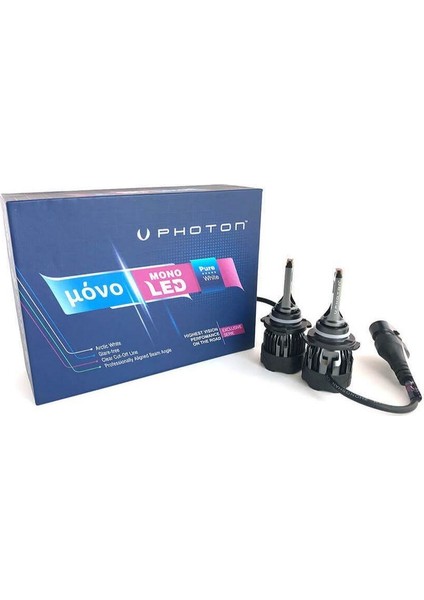 LED Xenon 12V Mono LED Serisi 12V Hb4 9006 Pure White