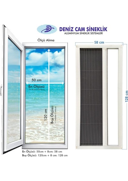 Plise Yatay Sineklik Pileli 0-40 x 0-100 cm fiyatları