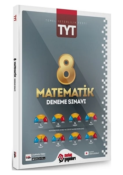 Metin Yayınları 2023 Metin Yayınları TYT Matematik 8 Deneme