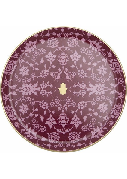 Glamorous Fuşya Düz Tabak 24 Cm