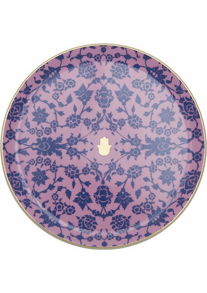 Glamorous Pembe Düz Tabak 24 Cm