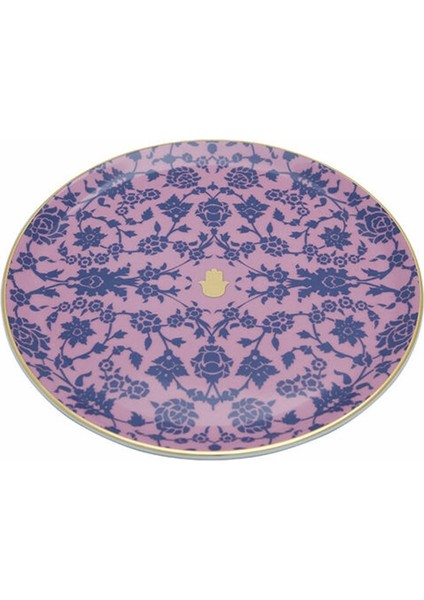 Glamorous Pembe Düz Tabak 24 Cm