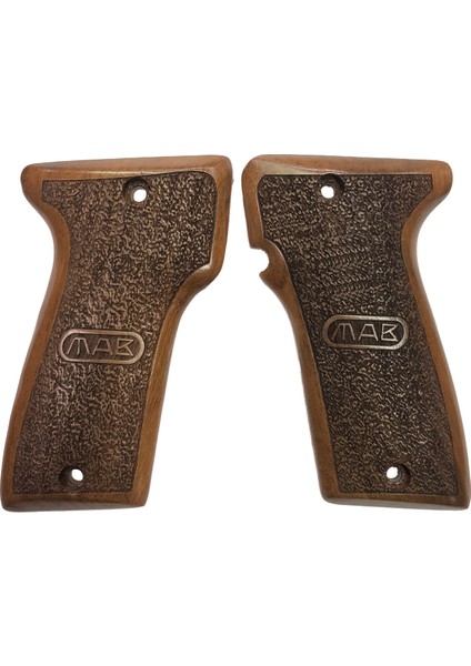 Mab Model D 7.65MM Uyumlu Özel Seri Lazer Kesim Ahşap Kabze Mod4