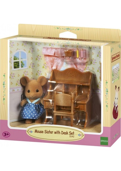 Sylvanian Families Fare Kız Kardeş ve Çalışma Masası