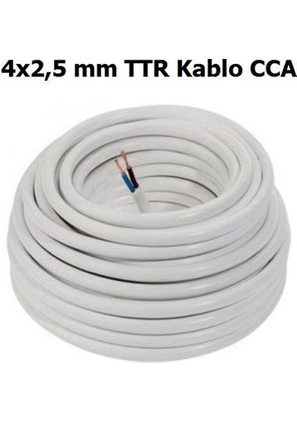 4x2.5 Cca Elektrik Kablosu 100 Metre Ttr Cca Kablo