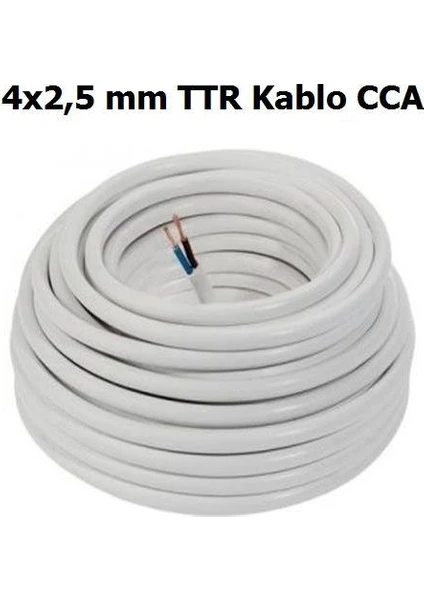 4x2.5 Cca Elektrik Kablosu 100 Metre Ttr Cca Kablo