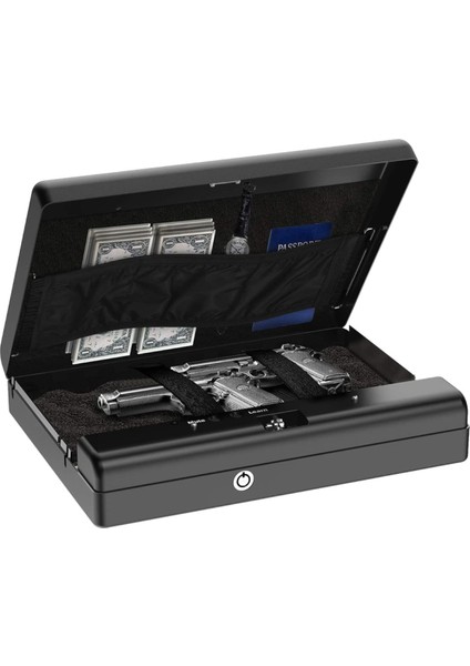 Gun Safe 15D Dijital Şifreli Taşınabilir Çeliksilah Kasası