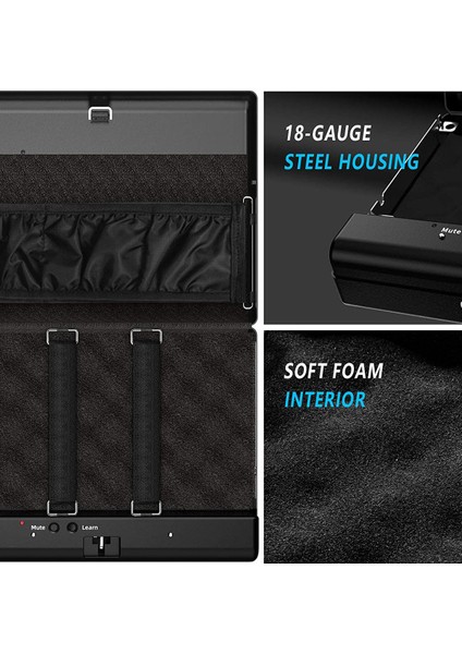 Gun Safe 15D Dijital Şifreli Taşınabilir Çeliksilah Kasası indirimleri