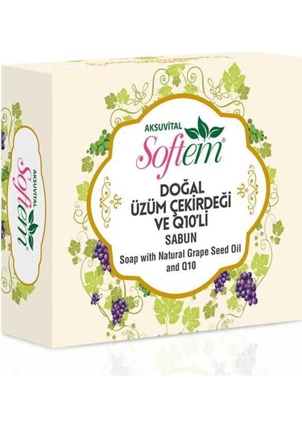 Üzüm Çekirdeği Yağı Q10 Sabun 130 gr