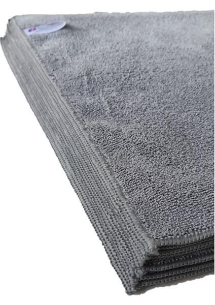 Intermop 5'li Gri Mikrofiber Kalın Dokulu Genel Temizlik Bezi 40X40CM