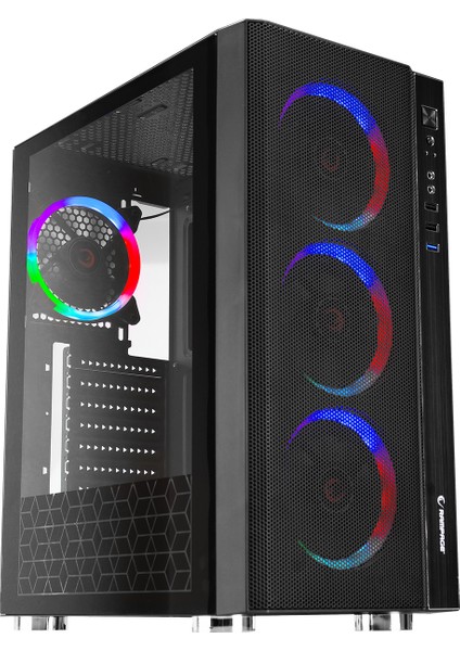 Carisma 4 Adet Rainbow Fanlı Gaming Oyuncu Bilgisayar Kasası