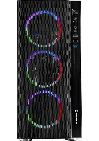 Carisma 4 Adet Rainbow Fanlı Gaming Oyuncu Bilgisayar Kasası