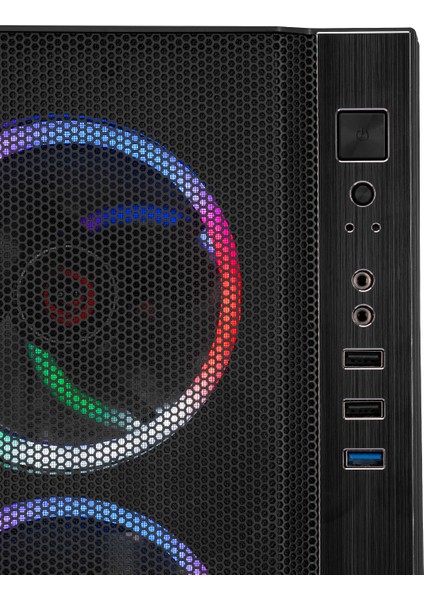 Carisma 4 Adet Rainbow Fanlı Gaming Oyuncu Bilgisayar Kasası