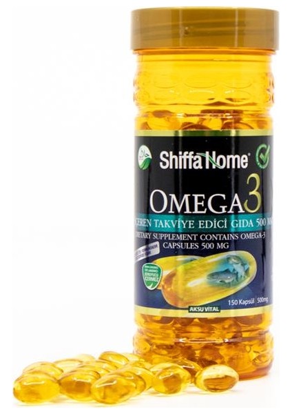 Bitkisel Omega-3 500 mg Kapsül