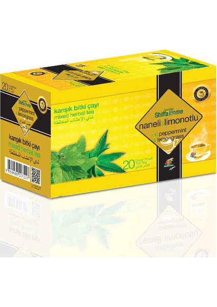Naneli Limonotlu Karışık Bitki Çayı 20 Adet