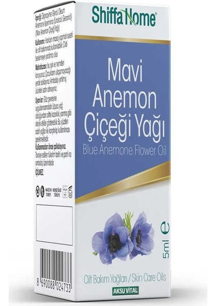 Shiffa Home Mavi Anemon Çiçeği Yağı 5 ml