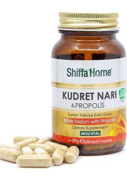 KUDRET NARI (PROPOLİSLİ) 60 KAPSÜL & 650 MG