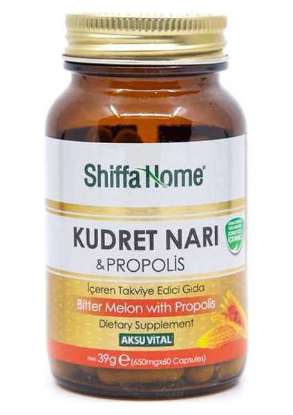 KUDRET NARI (PROPOLİSLİ) 60 KAPSÜL & 650 MG