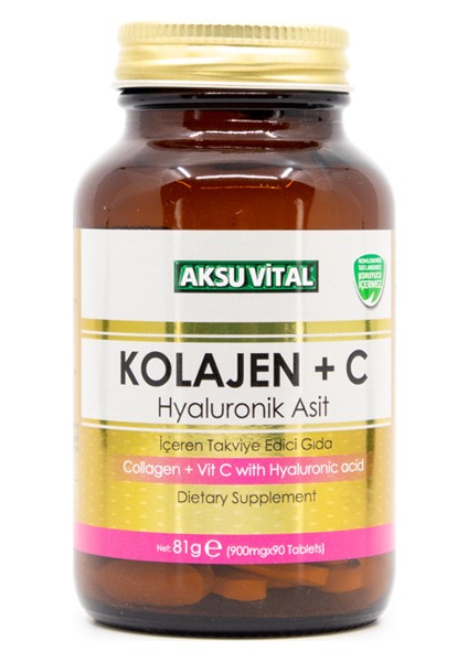 Aksu Vital + C Vitamini Hyarulonik Asit 900 mg 90 Kapsül modelleri