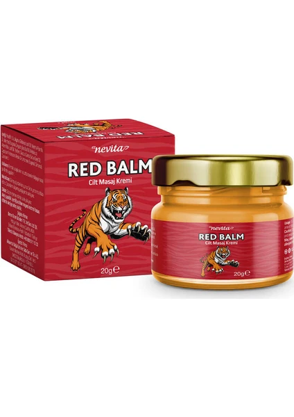 Aksu Vital Eznevita Red Balm Cilt Masaj Kremi 20 gr