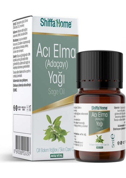 Acı Elma Adaçayı Yağı 5 ml