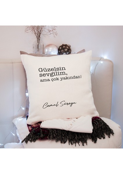Cemal Süreya Baskılı Yastık Kılıfı 2148