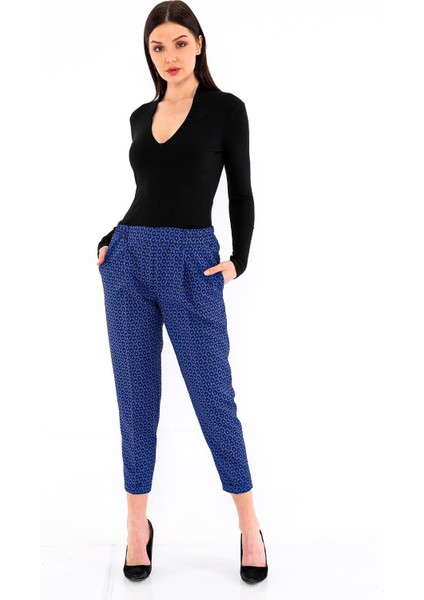 Alexandergardı Desenli Piliseli Pantolon (B21-1010)