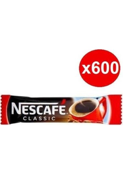 Classic Hazır Kahve 2 gr 200'LÜ 3 Paket x 600 Adet