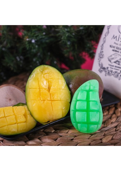 Dekoratif Yeşil Mango Sabun 80 gr