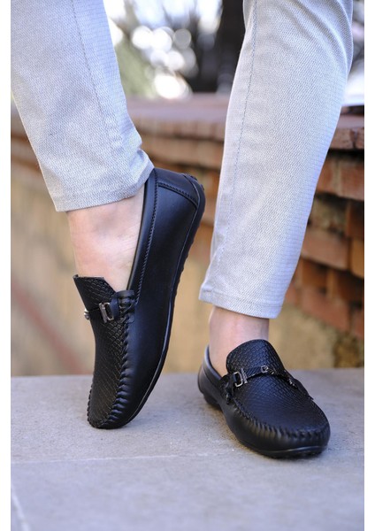 Hty Kanca Tokalı Baskı Detaylı Erkek Loafer modelleri