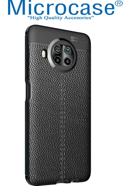 Xiaomi Mi 10I - Mi 10T Lite Leather Tpu Silikon Kılıf - Siyah