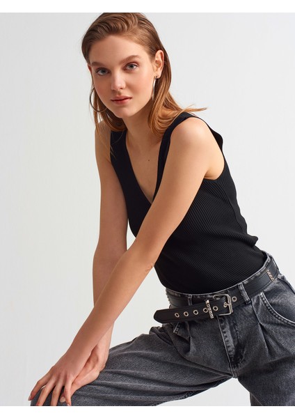 2604 Önü Arkası V Atlet-Siyah modelleri