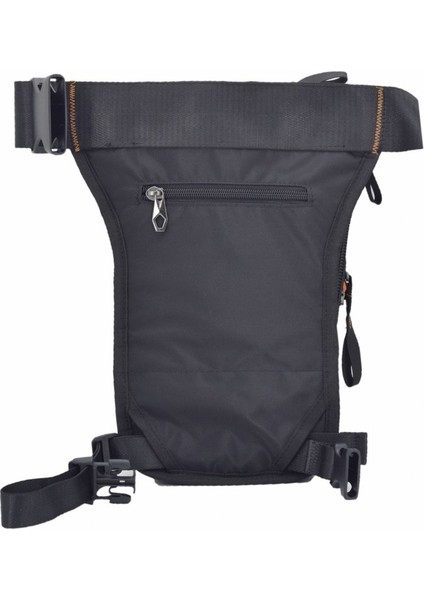 Waterproof Motosiklet Bel Bacak Çantası Siyah