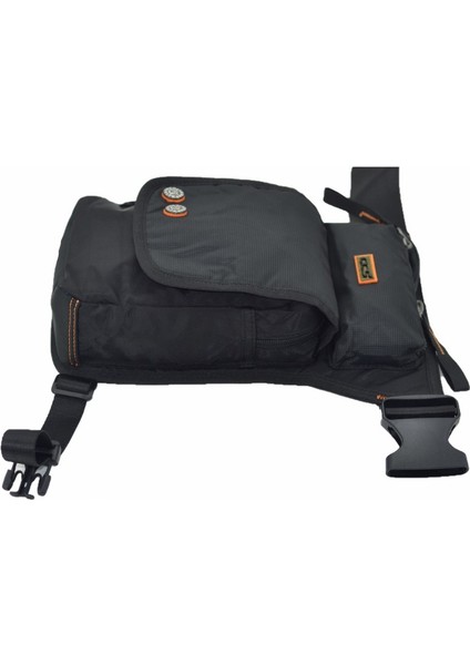 Waterproof Motosiklet Bel Bacak Çantası Siyah