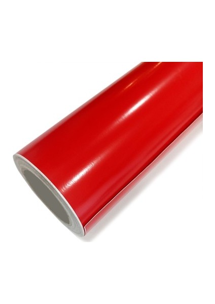 Parlak Kırmızı Kendinden Yapışkanlı Kaplama Folyosu 40 cm x 5 Metre