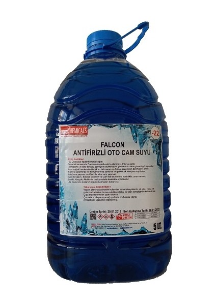 Chemıe Antifrizli Cam Suyu - 22° / 5 Lt