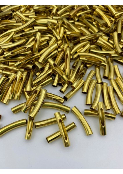 100 Adet 2.5 cm Kesik Ham Pirinç Boru Aparat Takı Yapımı fiyatları