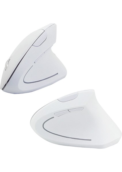 Dikey Ergonomik Kablosuz Mouse (Pilli)