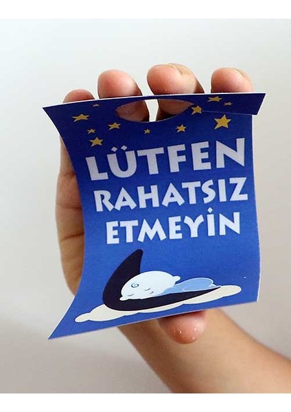 2'li Bebek Temalı "lütfen Rahatsız Etmeyin" Kapı Askı Uyarısı indirimleri