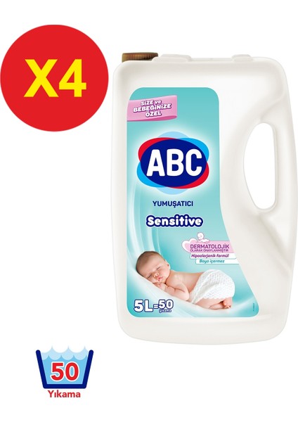 Abc Yumuşatıcı 5 Lt x 4