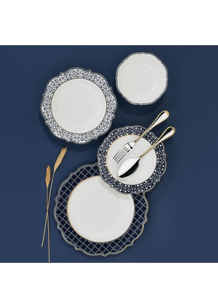 Eliza Collection 60 Parça Beyaz Porselen Yuvarlak Yemek Takımı 12 Kişilik fiyatları