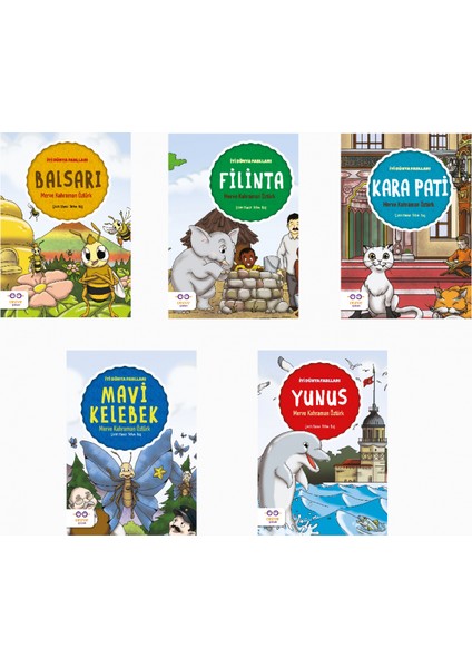 İyi Dünya Fablları Set 5 Kitap - Merve Kahraman Öztürk